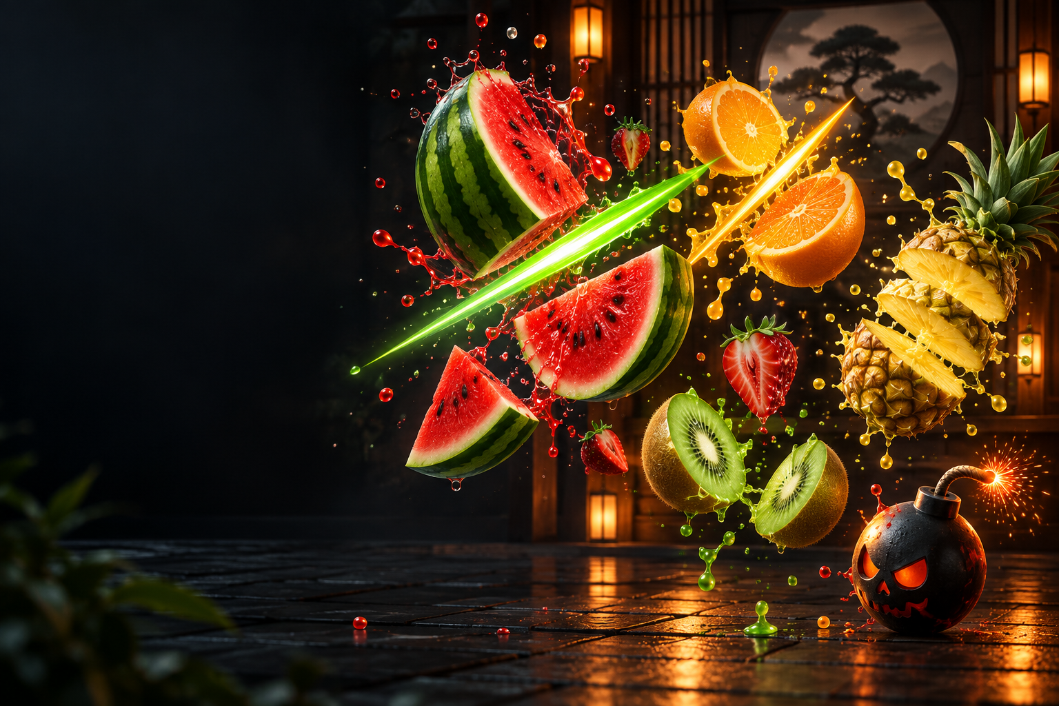 Fruit Ninja — frutas e cortes